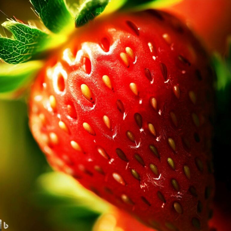 harvesting strawberry seeds