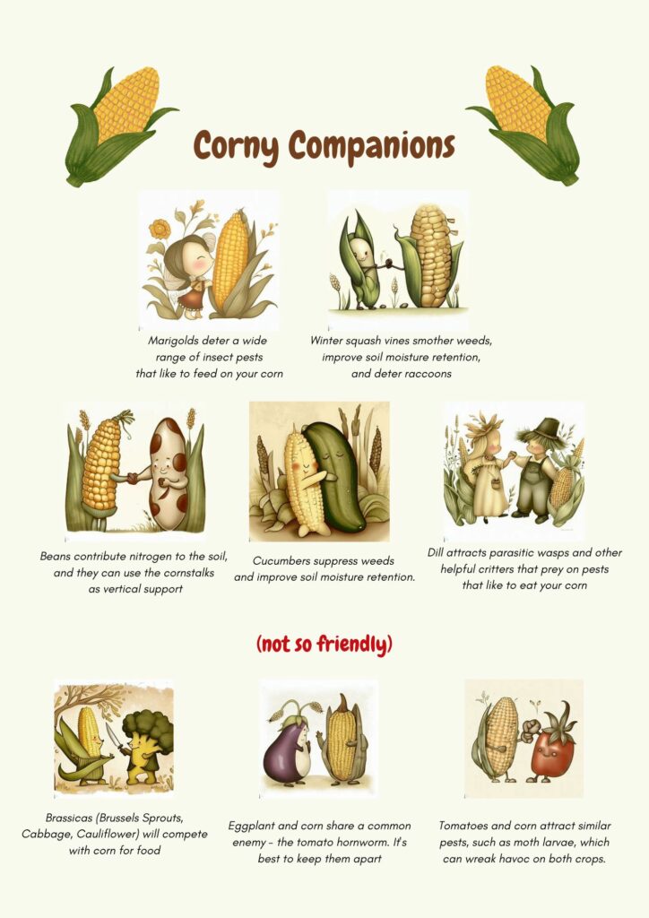 corn companion chart