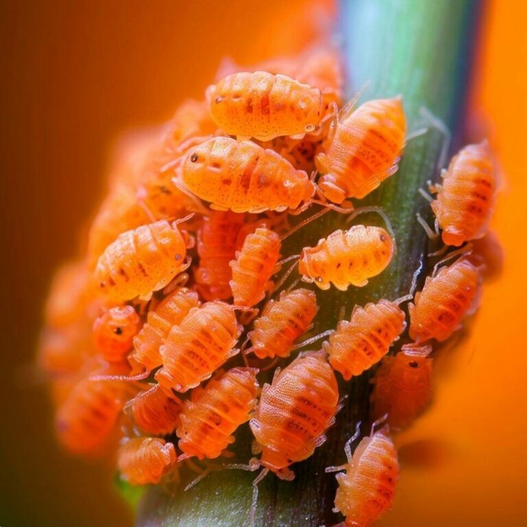 aphids on a plant