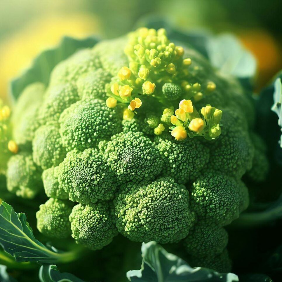 broccoli in flower