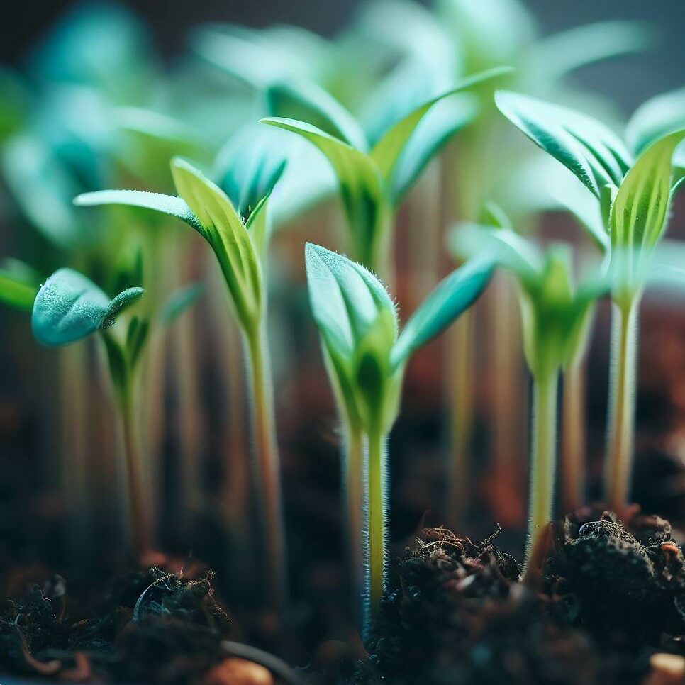 coneflower seedlings