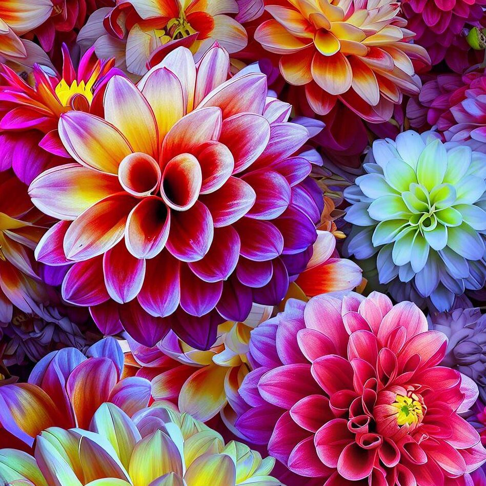 dahlias