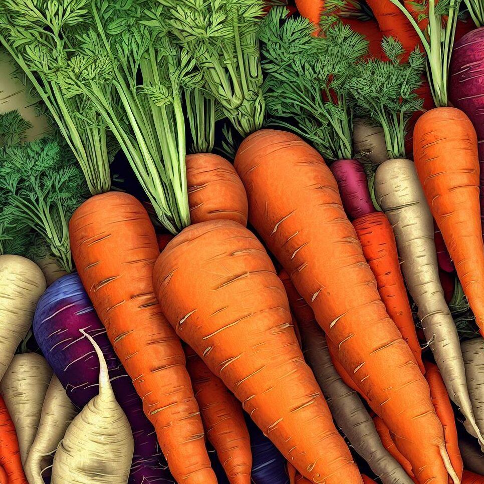 different carrot varieties