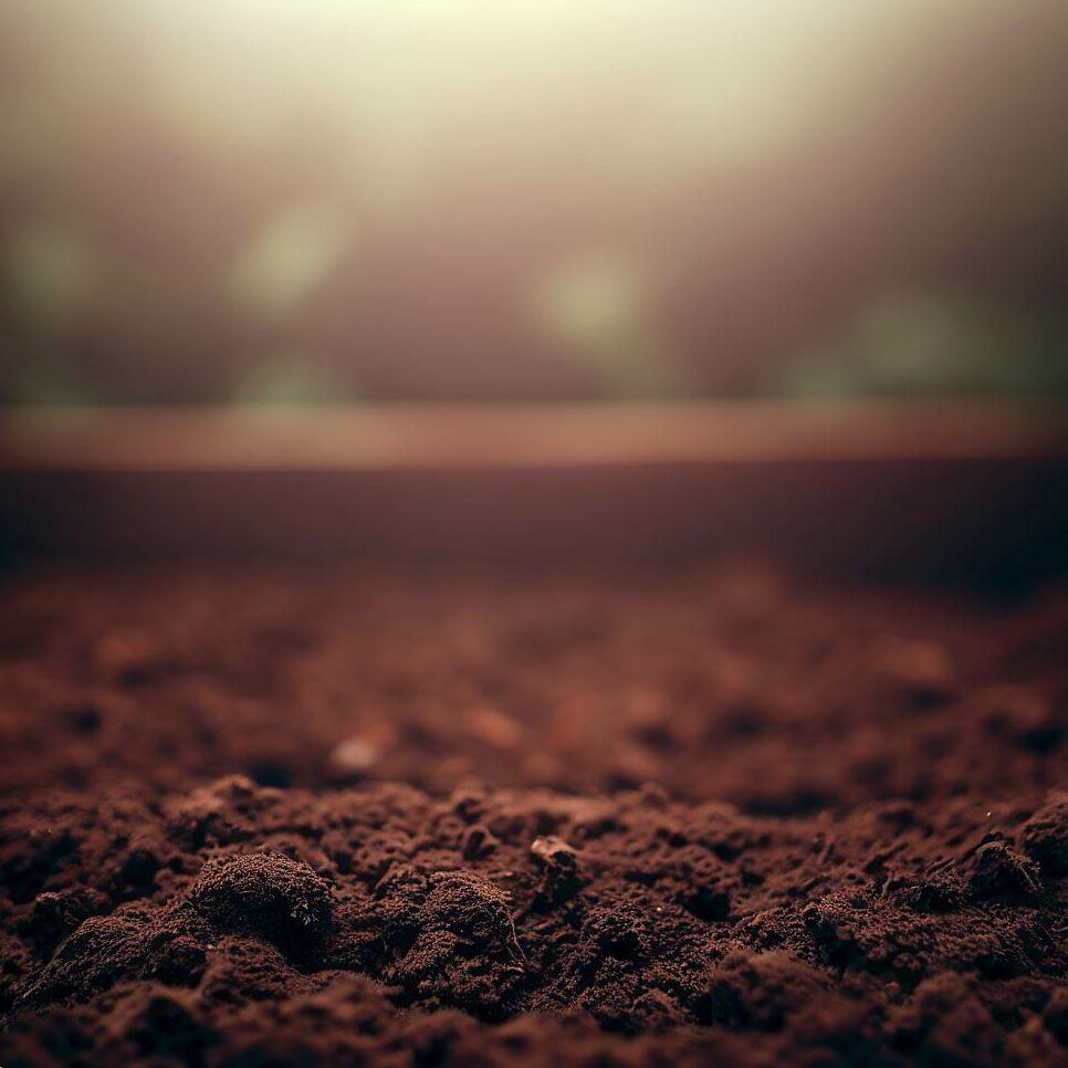 empty raised garden bed with healthy soil