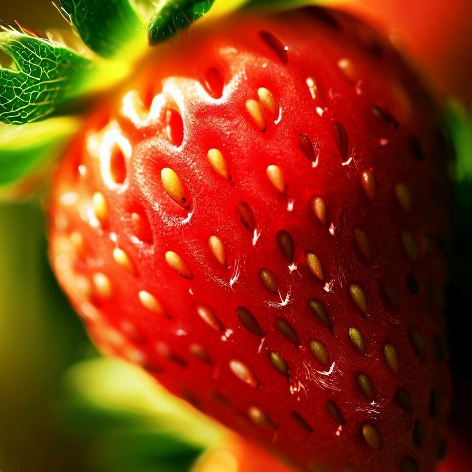 harvesting strawberry seeds