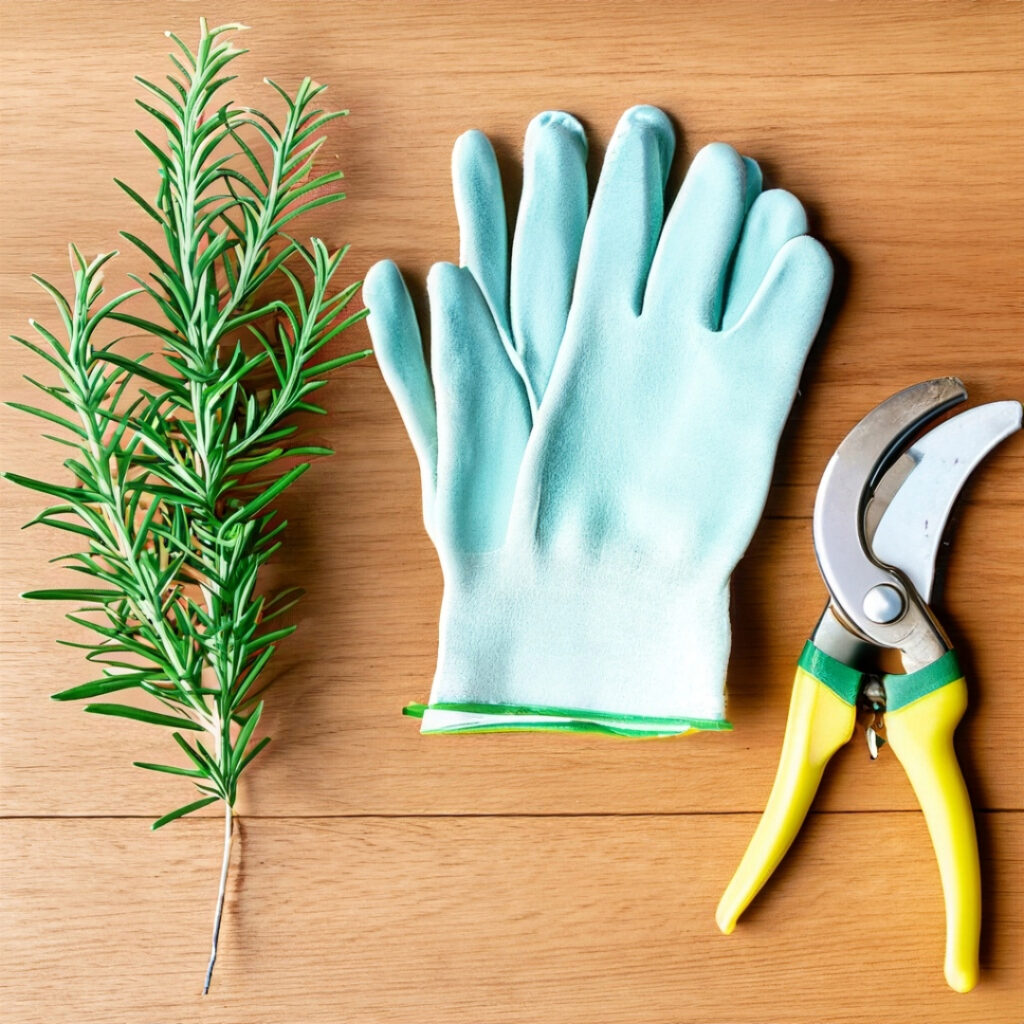 tools for pruning rosemary